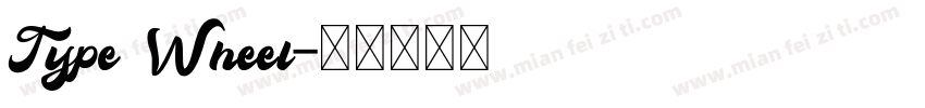 Type Wheel字体转换